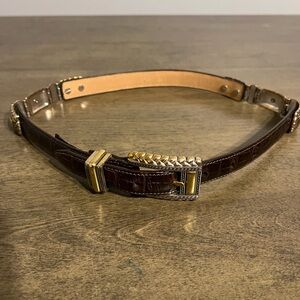 Vintage Brighton Belt 32” S, Brown 44209